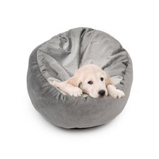 Dog Bed Warm with Hooded Blanket, Anti-Anxiety Puppy Pet Bed Cave Super Soft,...