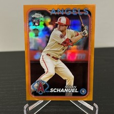 2024 Topps Chrome Baseball Nolan Schanuel RC ROOKIE True Orange #’d /25