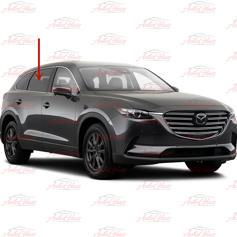 Fits 2016-2021 Mazda CX-9 4D Passenger Right Side Rear Door Window