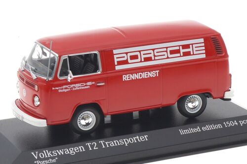 Volkswagen T2 Transporter Porsche Renndienst Minichamps 1:43 943053064 - Imagen 2 de 4
