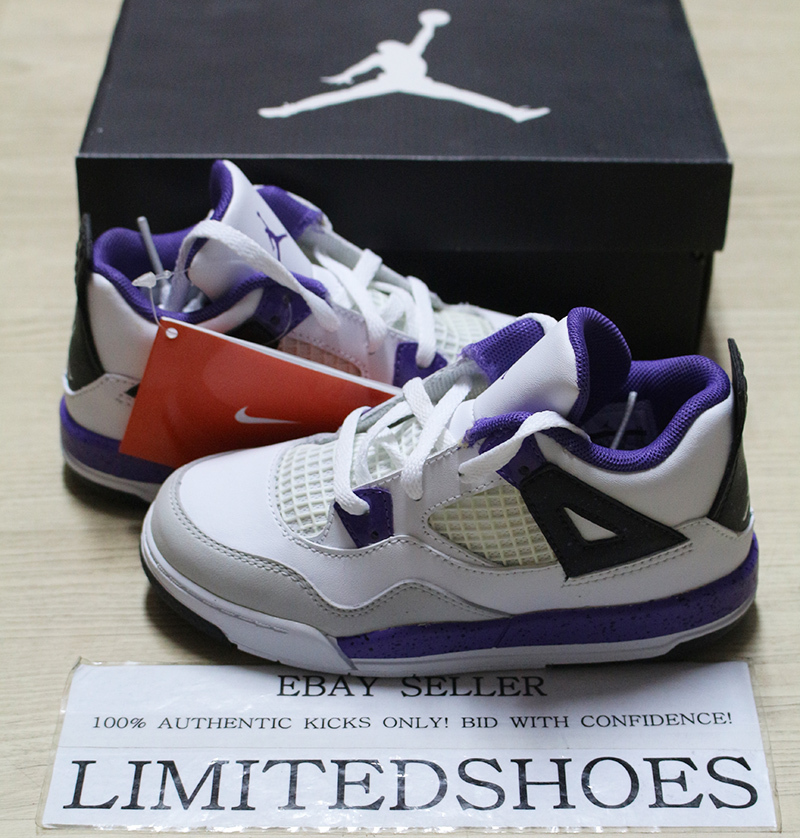 【NIKE】AIR JORDAN 4 Retro TD UK  15cm Air Jordan 4 Retro TD 'Thunder' 2023 — Kick Game