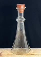 Dansk Decanter Carafe Glass Teak Stopper Design By Gunnar Cyren Vintage Denmark