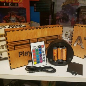 PlayStation 2 PS2 Console Custom Light Display Video Game Decor 16color w/remote