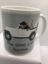 THE GOOD LIFE REHOBOTH COFFEE MUG. Art Deco Print Mug. B177