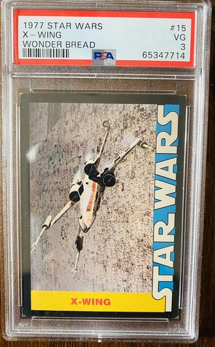 1977 Wonder Bread Star Wars #15 X-Wing — PSA 3