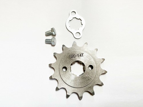 520 14T TOOTH FRONT CHAIN SPROCKET COG HONDA XR250 MR250 MR175 YAMAHA TTR230 - Picture 2 of 4