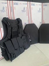 New Plate Carrier Tactical Vest Free Made With Kevlar Plates 3a Inserts Panels
