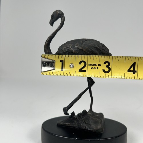 Vintage Primo Conti Signed Bronze Flamingo 467/500 Italian Bird Sculpture - Picture 19 of 24