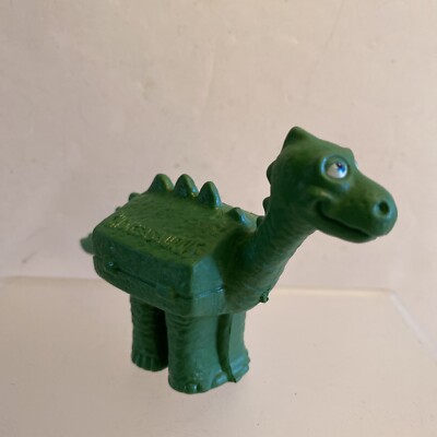 Vintage Choice Hotels CHOICEASAURUS Dinosaur PVC Figure Suitcase Advertising