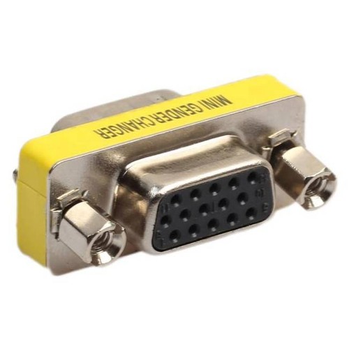 VGA D-Sub 15Pin Female to Male Gender Changer Bender Adaptor Joiner Coupler SVGA - Picture 8 of 11