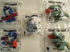 Mcdonald's Happy Meal 2018 Transformers Lot Of 5 toys NEW