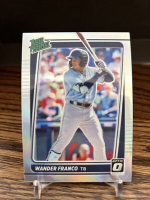Wander Franco 2021 Optic Silver Prizm Rated Prospect Tampa Bay Rays(1)