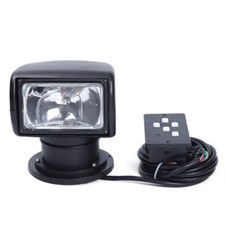 100w Boat Truck Car Spotlight Searchlight Halogen Light Remote Control Black