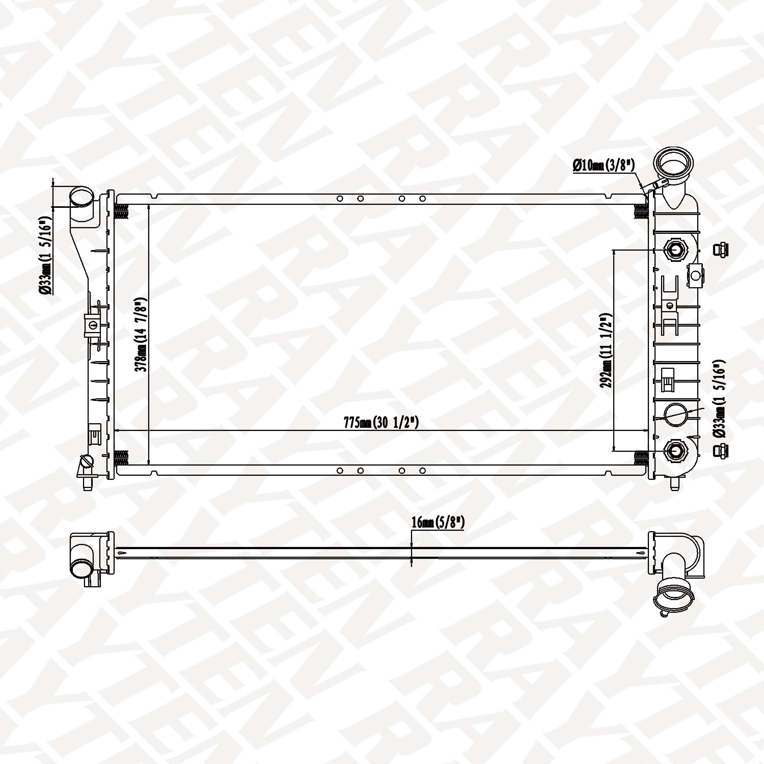 2343 Radiator for 2000-2003 Chevrolet Impala Monte Carlo 2000-2005 ...