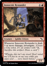 x4 Innocent Bystander MKM MTG 133 COMMON M/NM 4x