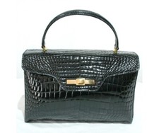 BORSA DONNA VINTAGE in PURO COCCODRILLO