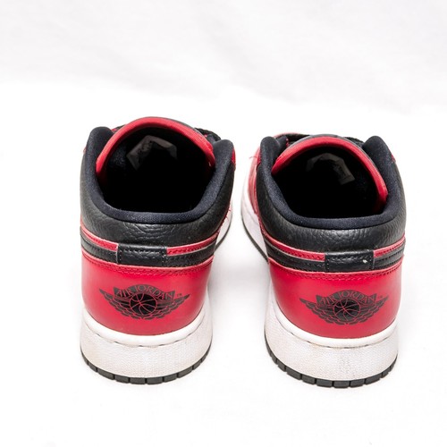 🔥 Nike Air Jordan 1 Low GS 'Reverse Bred' 2021 553560-605 Youth Size 6Y 🔥 - Picture 9 of 13