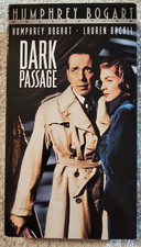 Dark Passage VHS 2000 (1947) B&W Humphrey Bogart Lauren Bacall