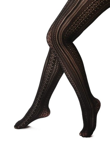 Womens Black Pattern Fishnet Tights Patterned Ladies Pantyhouse Hosiery - Picture 5 of 161