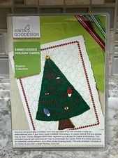 Embroidered Holiday Cards Anita Goodesign Embroidery Machine Design CD Christmas