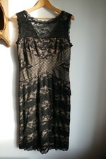 Marina Women's Lace Dress Black Size 8 New with Tags