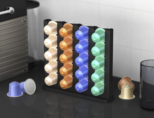 Kapselhalter für 40 Nespresso Kapseln, Aufsteller, Kapselständer, Halterung - Bild 7 von 8