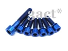 (M5 x 18mm - 6, M6 x 35mm) Titanium Bolt Ti Washer Blue - Thomson Elite X4 Stem