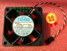 NMB Fan 2408NL-04W-B66 DC12V 0.21A 6020 6CM 3 pin Cooling fan