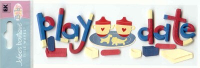 Vintage Jolee's PLAY DATE Title Waves Baby Collection 66916 FAST FREE ship!