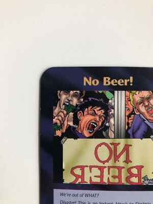 Illuminati INWO No Beer! Card, RARE (See Description for Offers