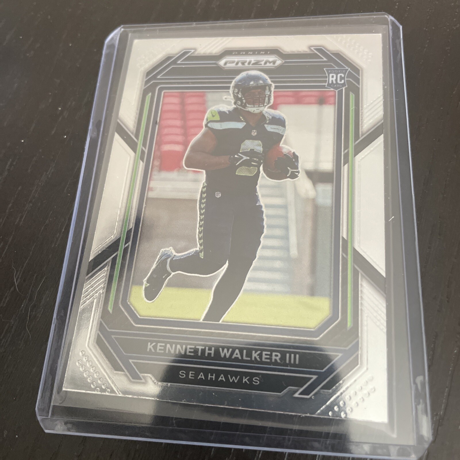 2022 Panini Prizm Silver Football Kenneth Walker III Rookie Card #318 Seahawks