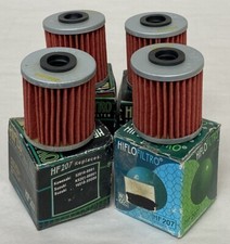 4-Hiflofiltro HF207 Premium Oil Filters Replaces OEM Filters #140207 / #S924