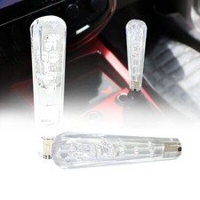 Vip 200mm Transparent Manual Clear Diamond Crystal Bubble Shift Knob Universal