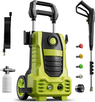#ad Electric Pressure Washer 26 FT Hose Pressure Cleaner 2030 PSI with 4 Nozzles Ti $156.99