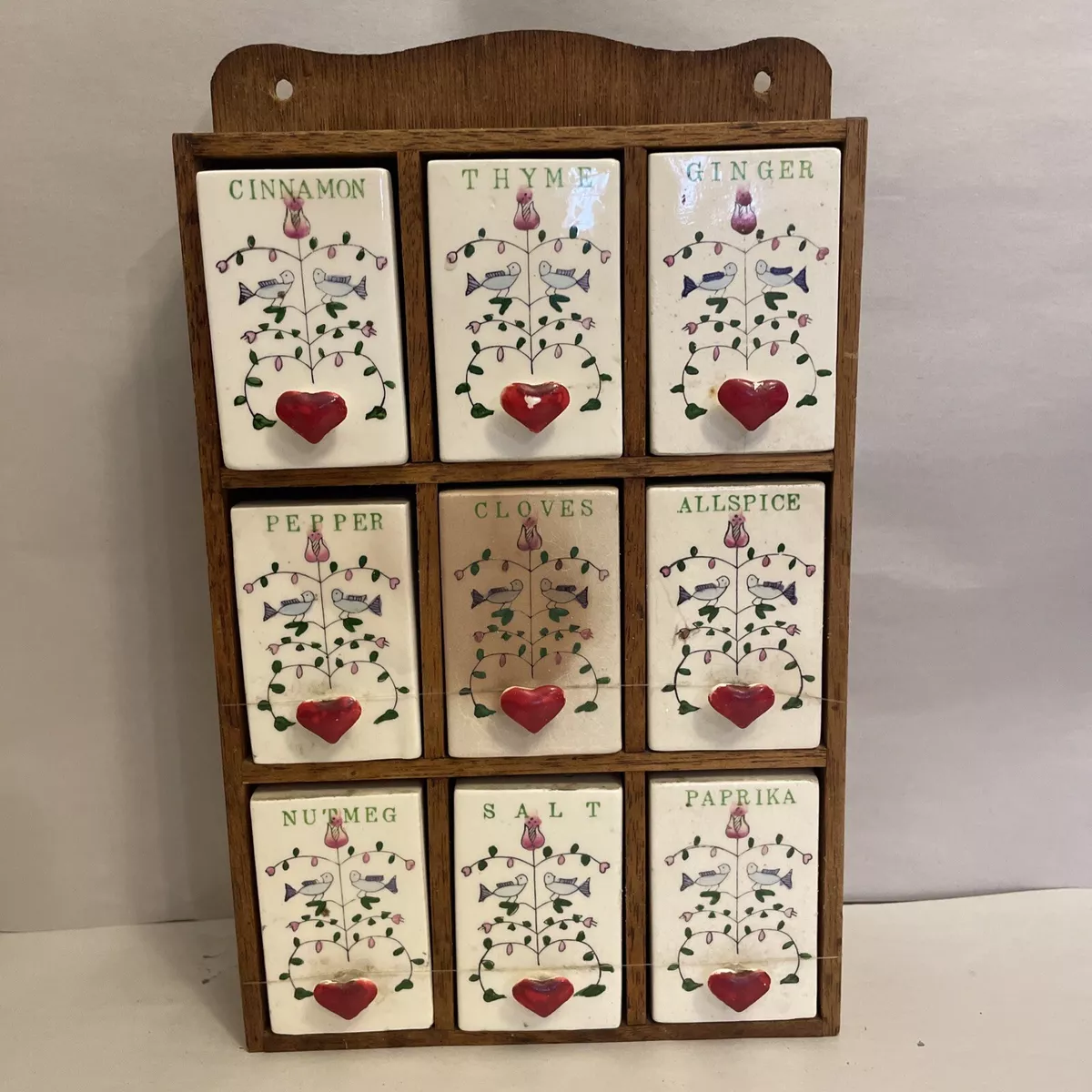 Heart spice rack sales