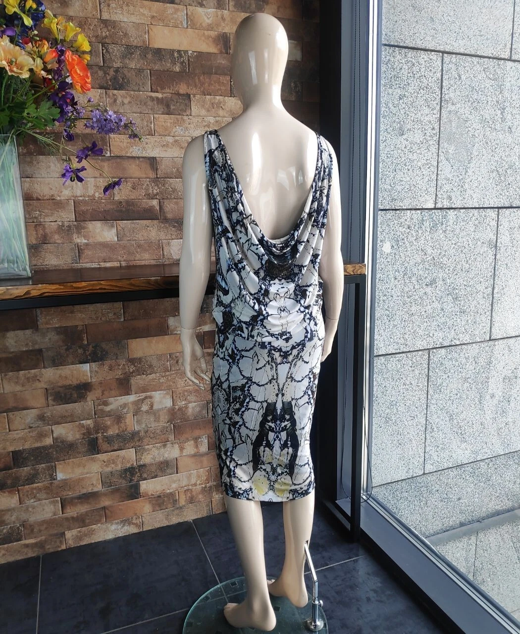 Alexander McQueen Autentico Abito Farfalla Primavera Estate 2011 Mai Indossato 44 IT