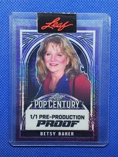 2024 Leaf BETSY BAKER Purple Pre-Production Proof card Pop Century #1/1