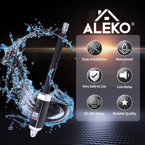 ALEKO ETL Kit Base Operatore Aprioscillazione per Cancelli Singoli fino a 660 libbre/18 piedi - Foto 4 di 13