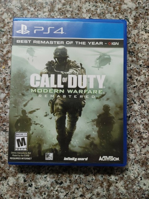 call of duty 4 modern warfare ps4 call of duty 4 modern warfare ps4