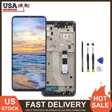 For Motorola Moto One 5G Ace XT2113 LCD Display Touch Screen Digitizer Frame