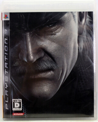 METAL GEAR SOLID 4 GUNS OF THE PATRIOTS KONAMI PS3 JAPAN NTSC/J BLJM-67001 85204