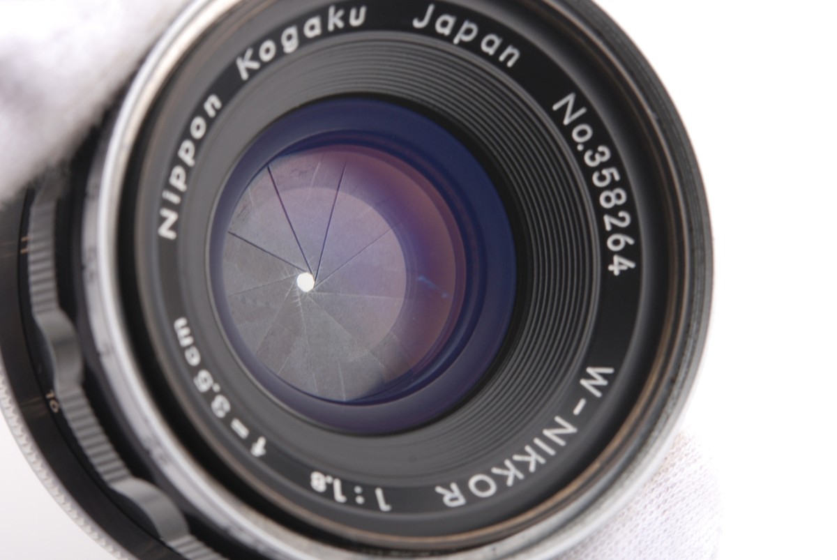 Ex+ Nikon Nippon kogaku W-Nikkor 35mm f/1.8 S Mount RF SP S2 w