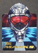 1996-97 Die-Cut Pinnacle Masks Stephane Fiset #8 Ice Hockey Goalie Insert Card