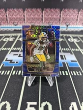2021 Panini Select Concourse Eric Stokes Blue Prizm /199 RC Packers (131)