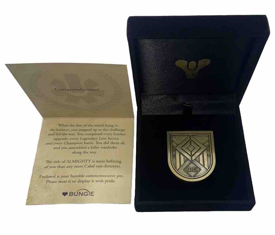 【未開封】 デスティニー ピンバッジ コレクターズ BUNGIE destiny Official Destiny 2 Almighty Title Seal Collectible Pin