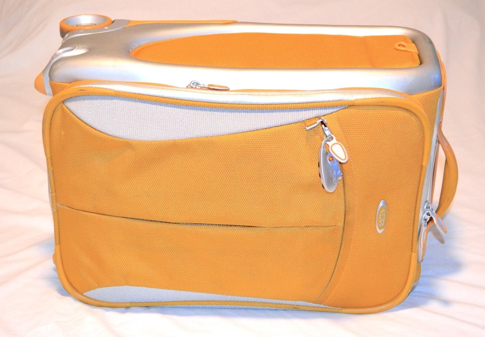 Tumi T3 Transporter 22" GOLD SILVER CarryOn Rolling Suitcase, TSA lock