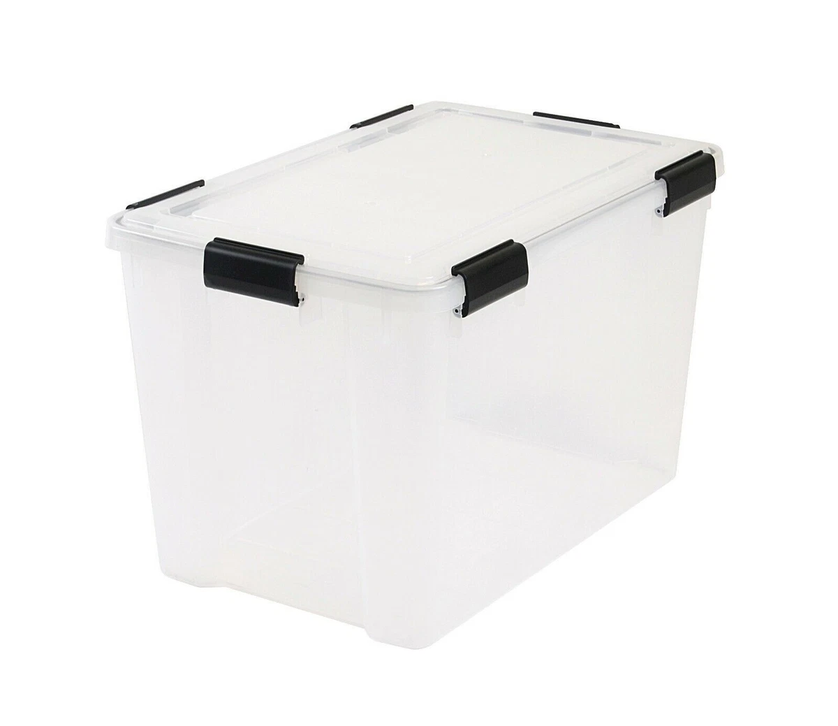 70L Airtight Stackable Plastic Home Office Storage Container Box 