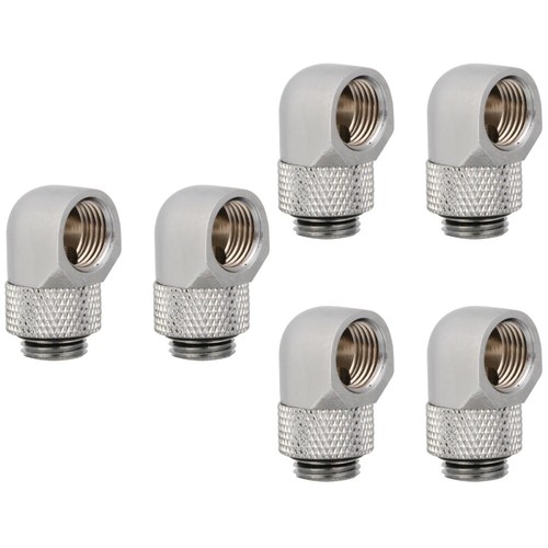 3 Pieces Rotating Elbow Joint Travel Connector for Water Cooling System - Photo 10/12