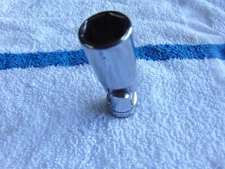 Snap-on Tools USA 3/8" Drive 9/16" SAE Deep Chrome Swivel Socket FSU18 NEW