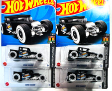 Lot of 4 - Hot Wheels - BONE SHAKER - Team HW - Dream Garage - Black
